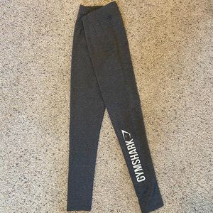 NEVER WORN!!! Gymshark Dark Gray Jersey Legging.